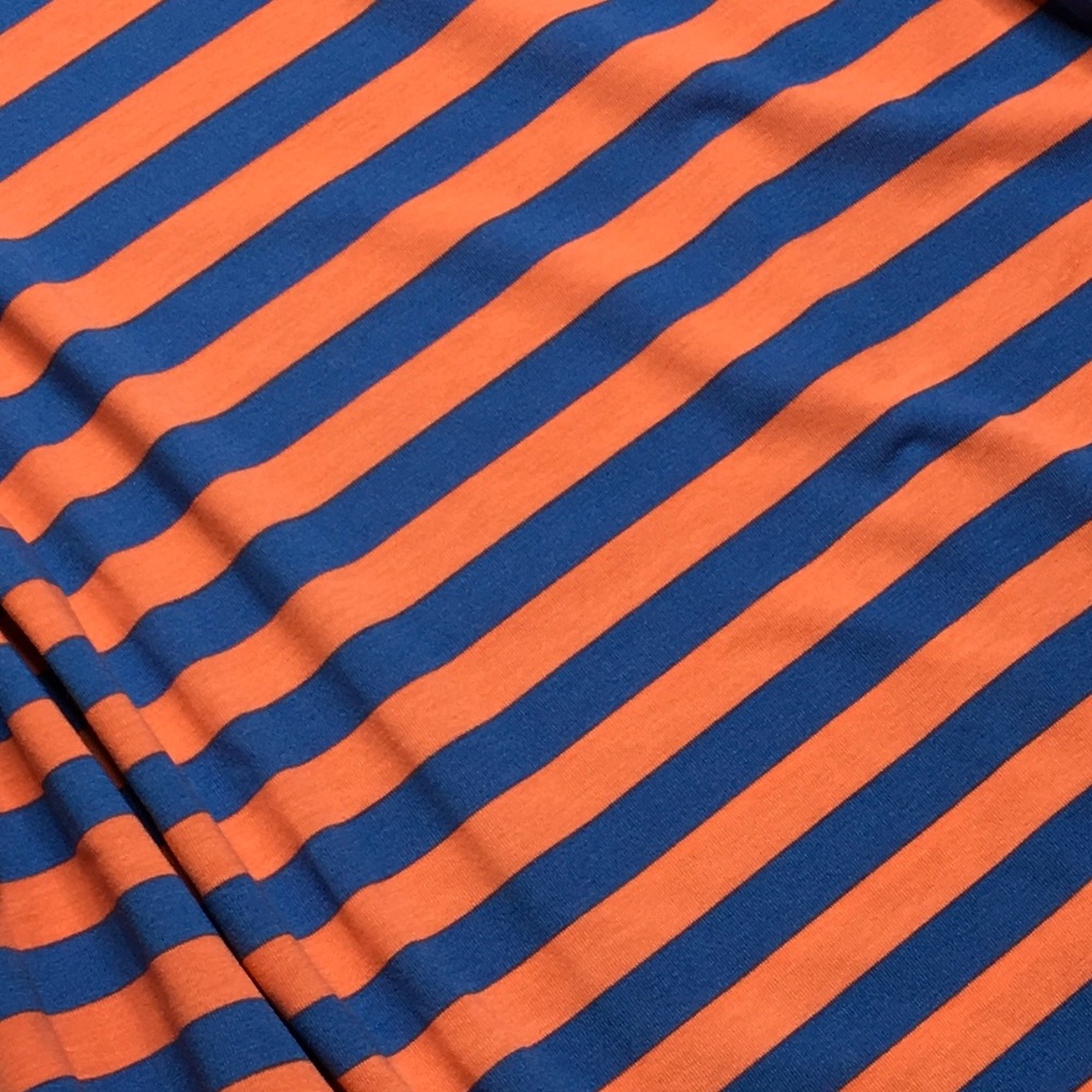LuLaRoe S Irma tunic blue/orange - Picture 2 of 4